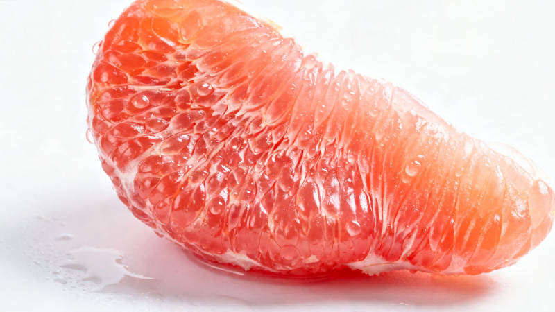 红柚果肉 晶莹多汁图片