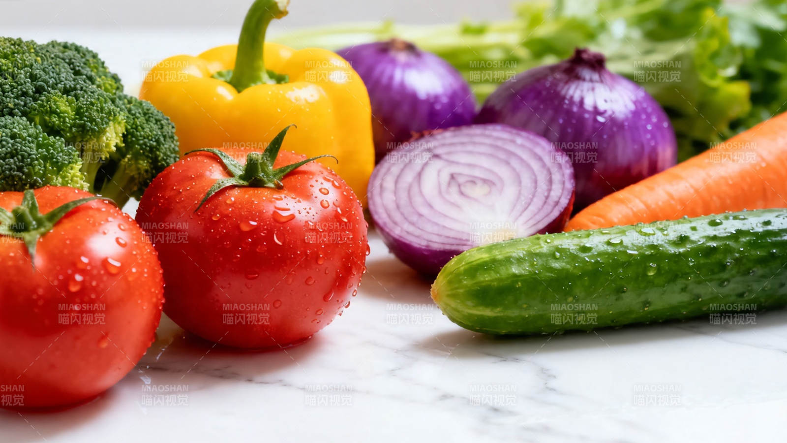 新鲜蔬菜大集合 色彩缤纷健康选图片