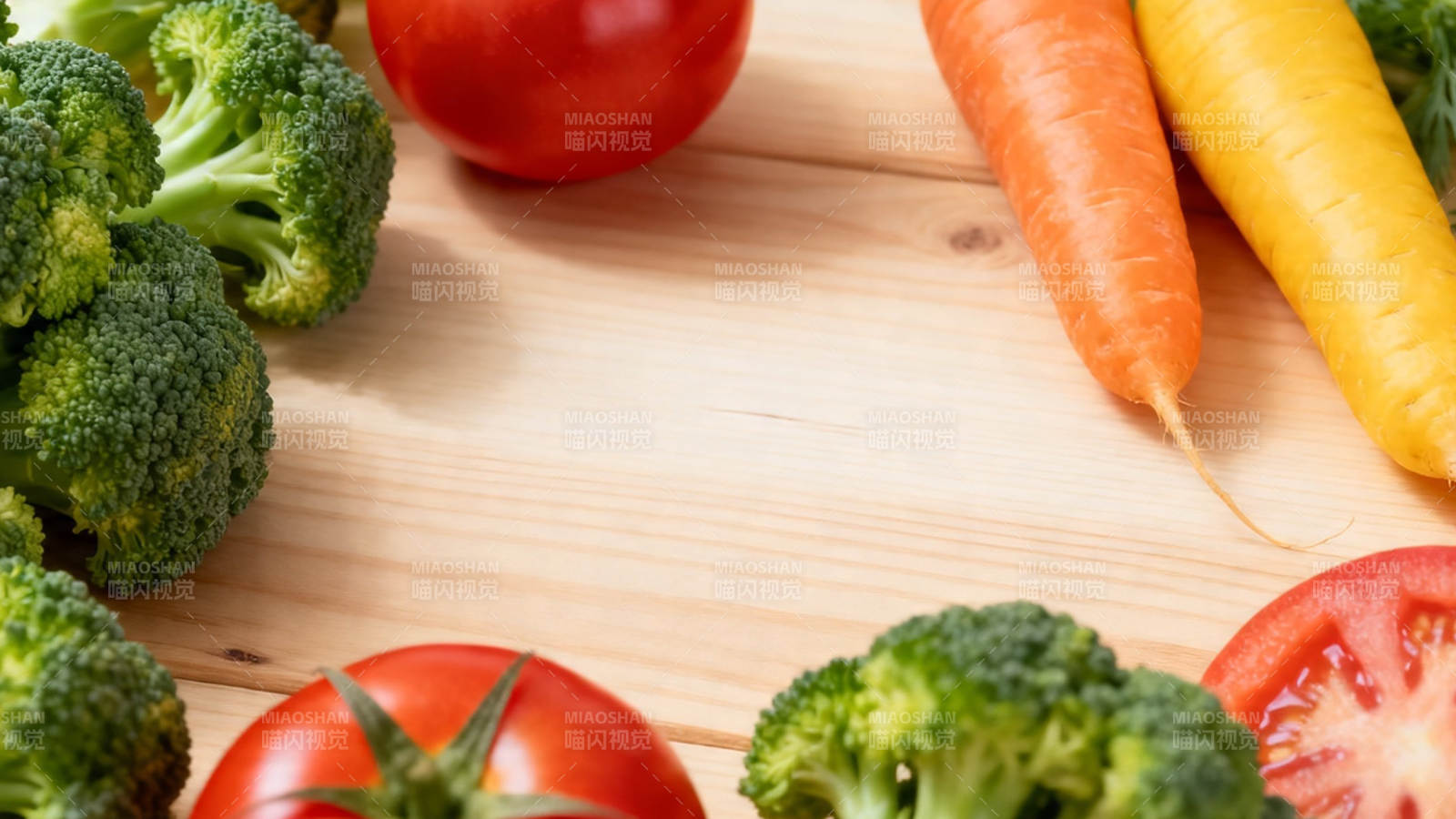 新鲜蔬果摆盘 健康美味图片