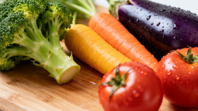 新鲜蔬菜拼盘 水润诱人图片