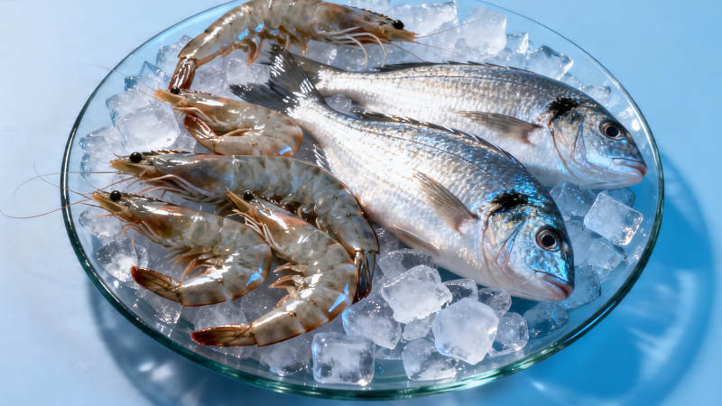 冰鲜鱼虾 清爽待烹图片