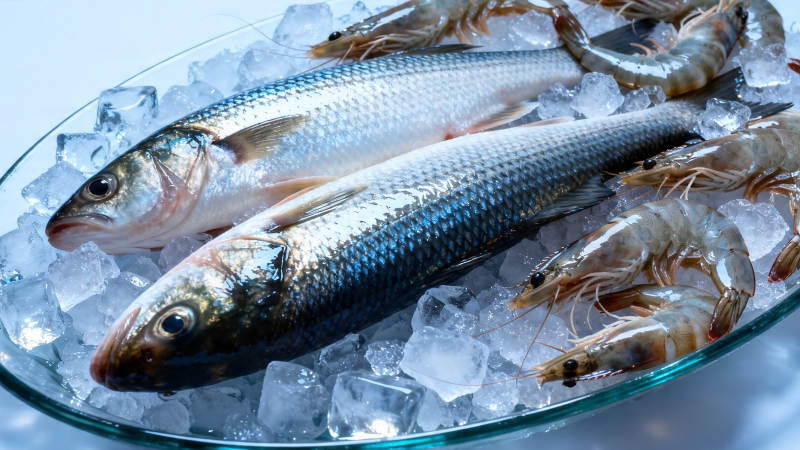 冰鲜鱼虾 清凉诱人图片