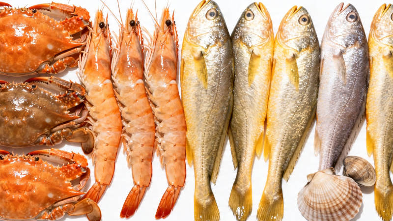 海鲜盛宴 虾蟹鱼贝齐登场图片