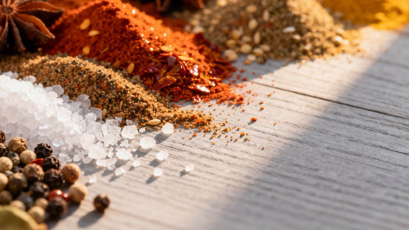 香料堆叠 光影交错图片