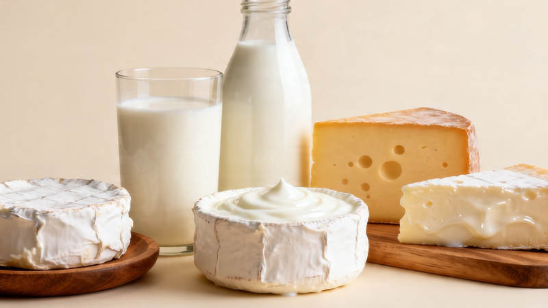 奶香四溢 牛奶与奶酪盛宴图片