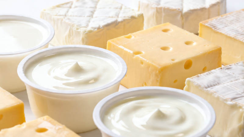 奶酪与酸奶的美味组合图片