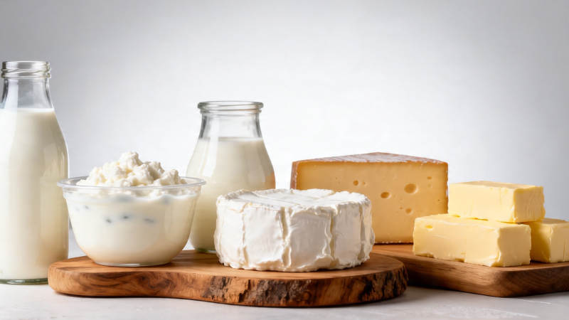 奶香四溢 乳酪与牛奶盛宴图片