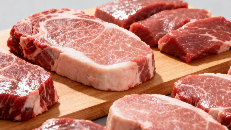 新鲜牛排 纹理诱人图片