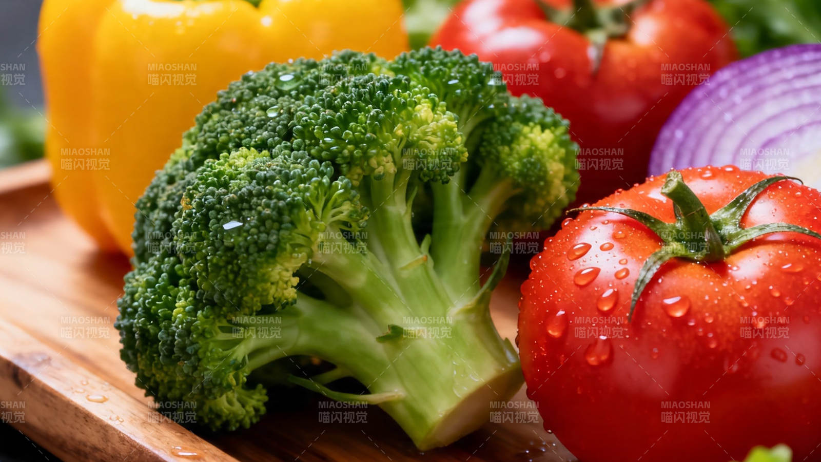 新鲜蔬果特写 色彩鲜艳诱人图片