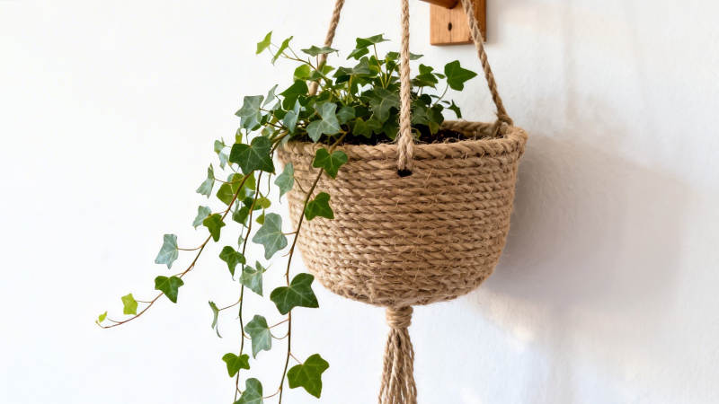 悬挂绿植篮 自然清新风图片