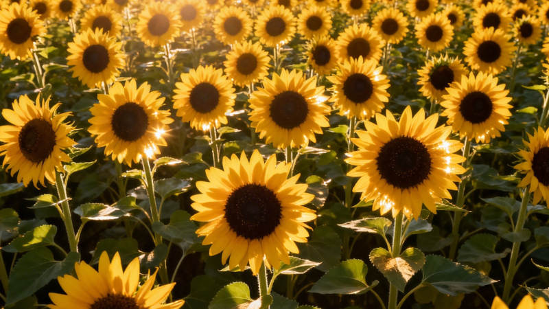 向日葵花海 阳光灿烂图片