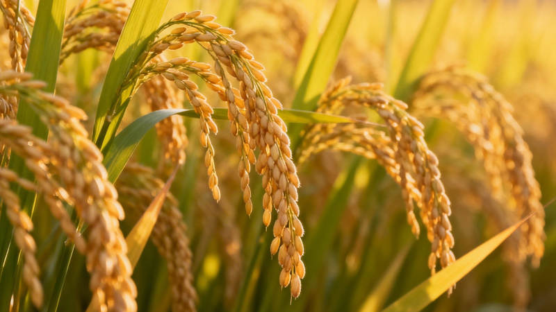 金黄稻穗迎丰收图片