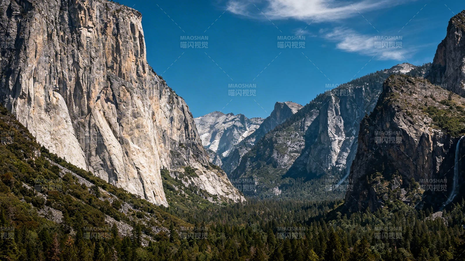 优胜美地峡谷风光图片