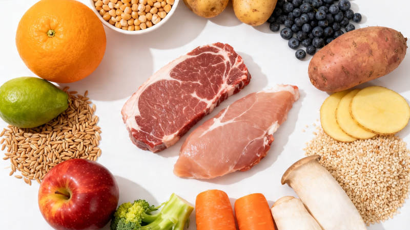 均衡膳食营养搭配图图片