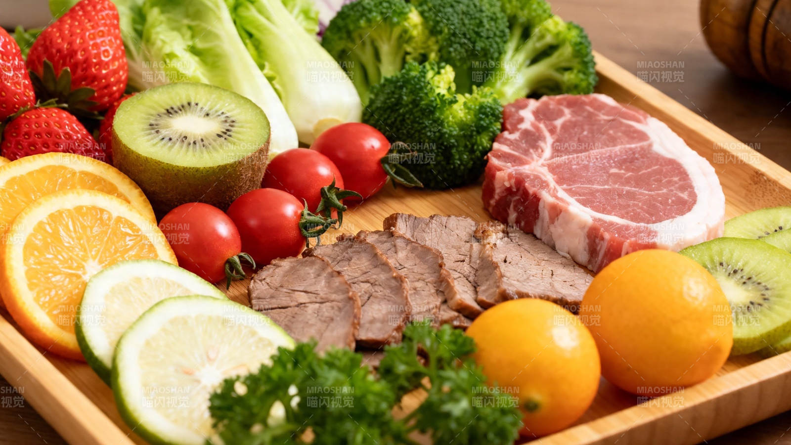 均衡膳食 蔬果肉类搭配图片