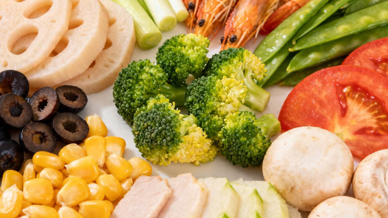 五彩时蔬拼盘 营养均衡美味图片