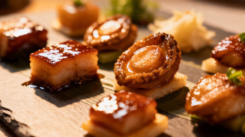 精致粤式点心拼盘图片