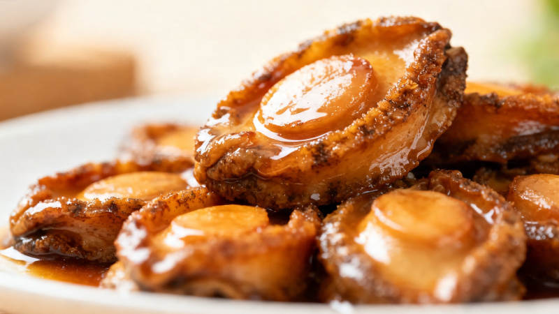 鲍鱼佳肴 鲜美诱人图片