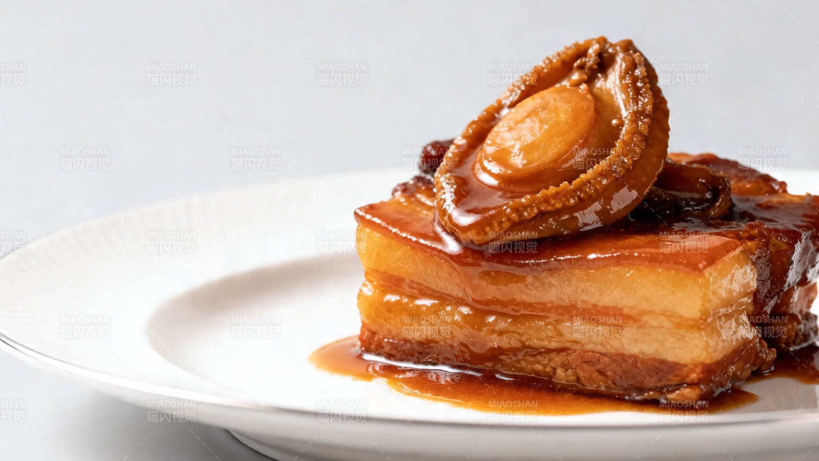 鲍鱼红烧肉 奢华美味图片