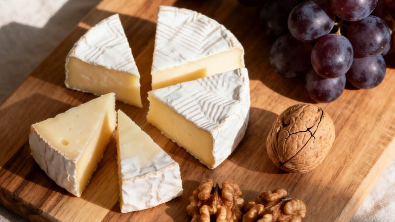 奶酪葡萄核桃拼盘图片