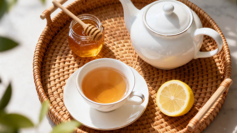 蜂蜜柠檬茶 暖胃又清新图片