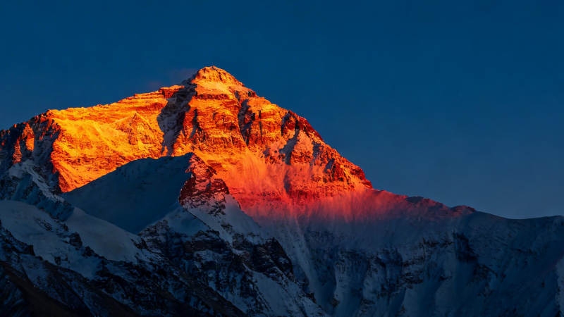 日照金山 珠峰之巅图片