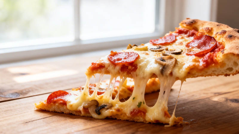 拉丝披萨 香浓诱人图片