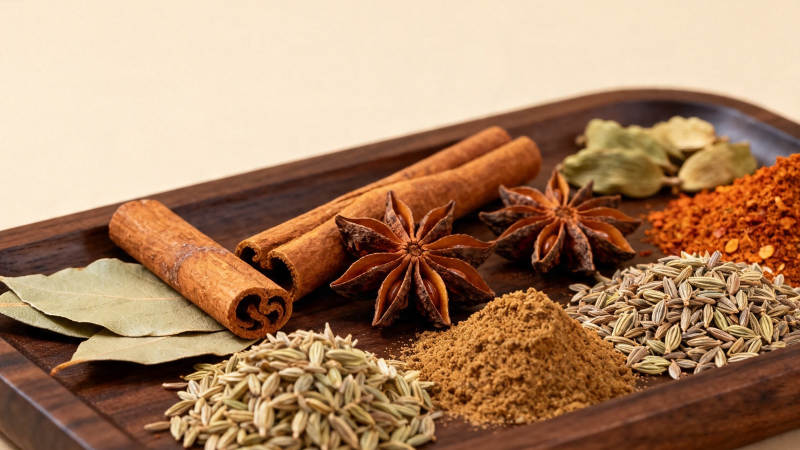 香料荟萃 八角桂皮香叶等图片