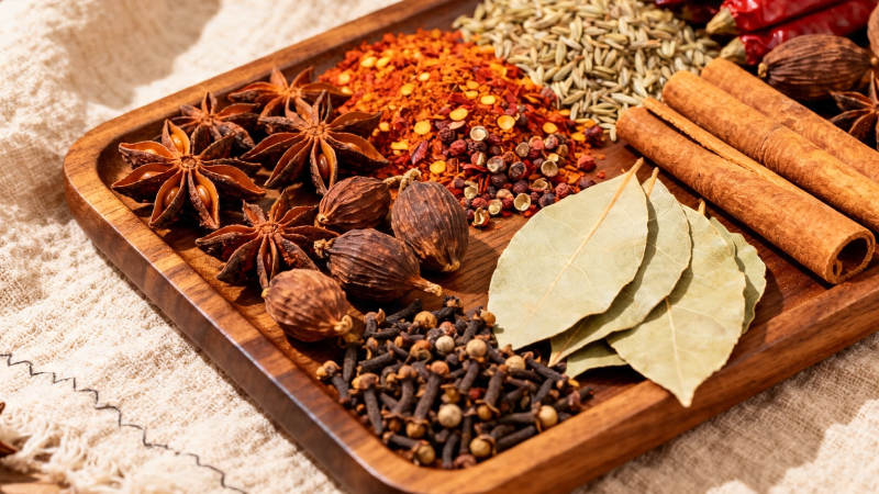 香料荟萃 八角桂皮花椒等图片