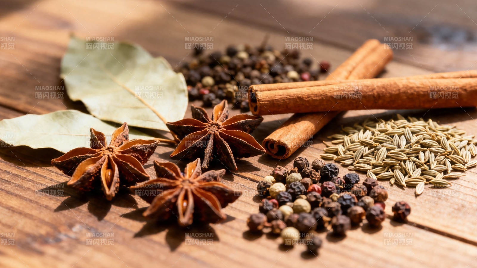 香料合集 八角桂皮花椒等图片