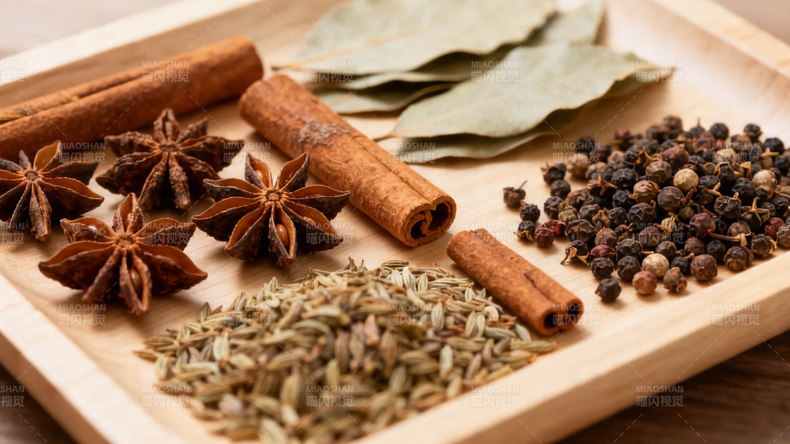 香料荟萃 八角桂皮花椒等图片