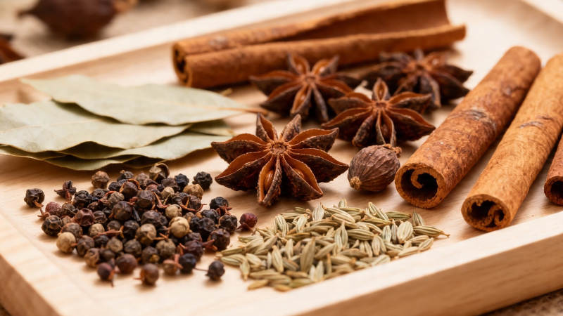 香料荟萃 八角桂皮花椒等图片