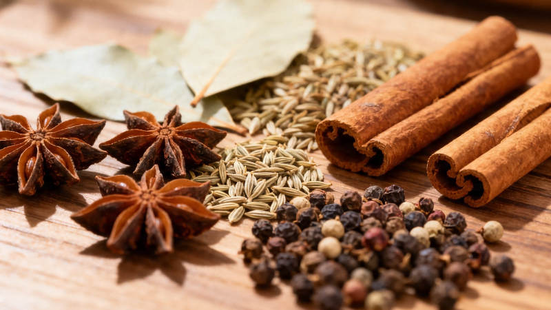 香料合集 八角桂皮花椒等图片