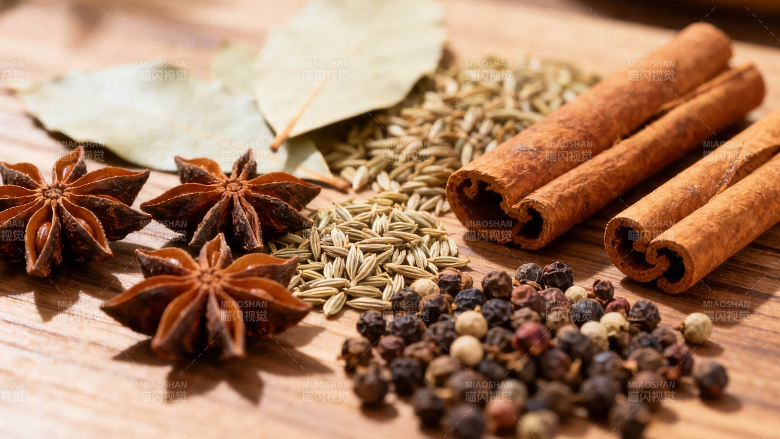 香料合集 八角桂皮花椒等图片