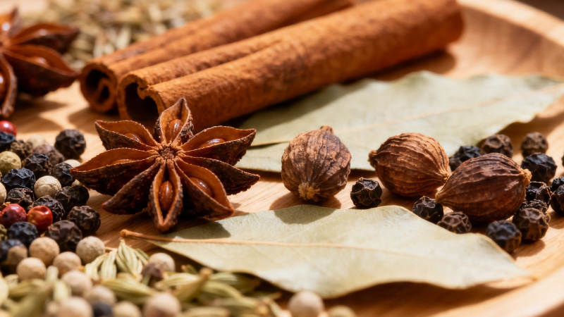 香料荟萃 八角桂皮香叶等图片