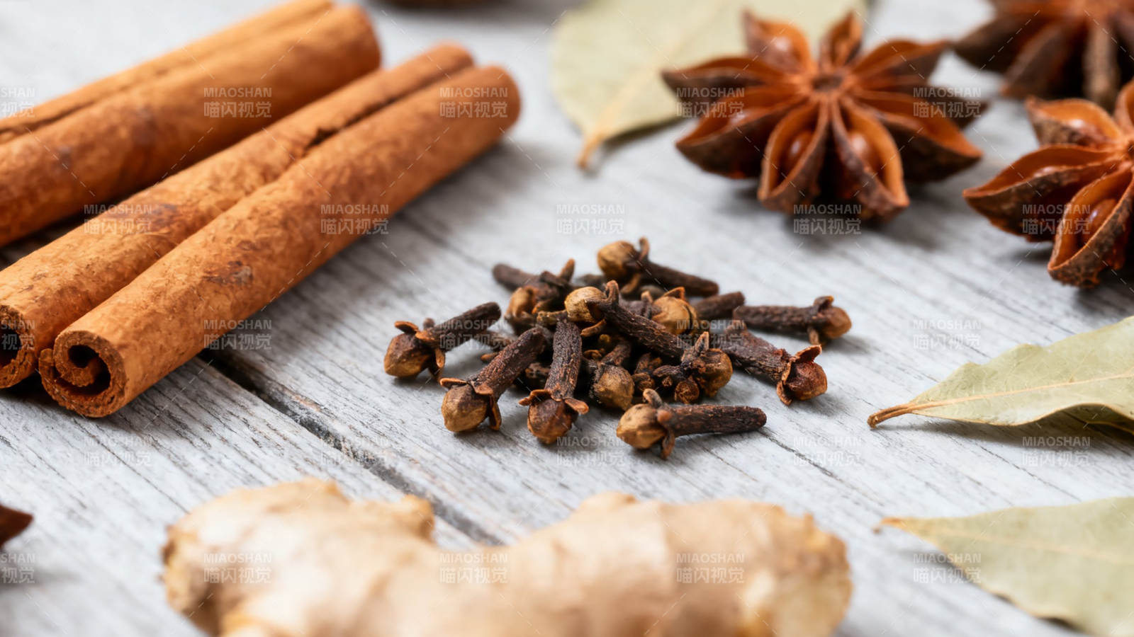 香料合集 桂皮八角丁香等图片