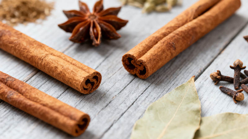 香料组合 肉桂 八角 丁香图片