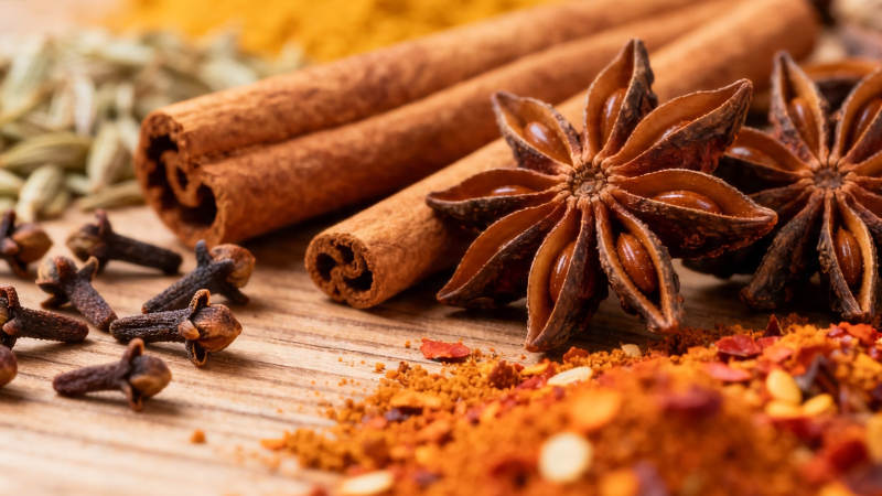 香料荟萃 肉桂八角丁香辣椒粉图片