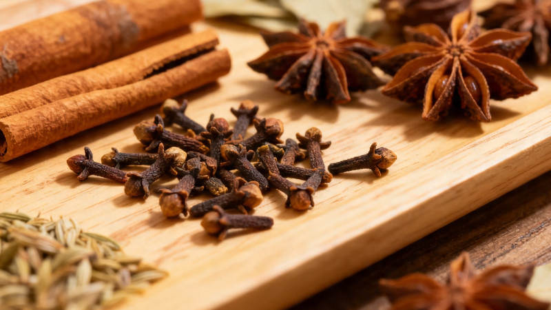 香料组合 肉桂八角丁香图片