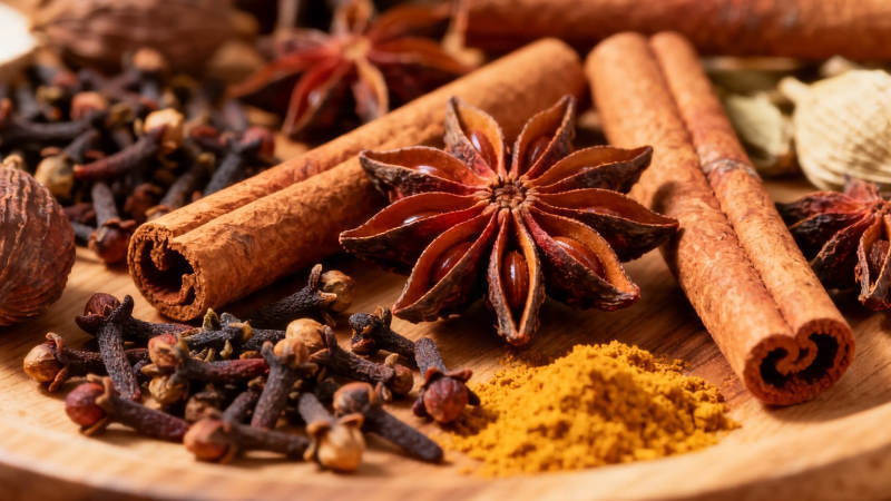 香料荟萃 八角桂皮丁香等图片