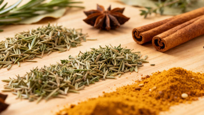 香料荟萃 肉桂八角迷迭香图片