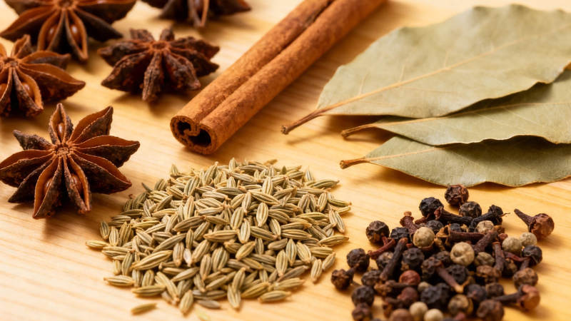 香料荟萃 八角桂皮香叶等图片