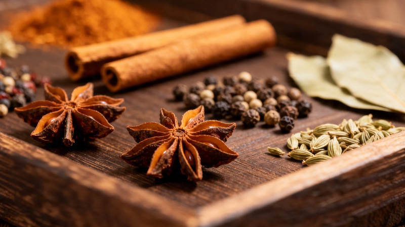 香料荟萃 八角桂皮香叶等图片