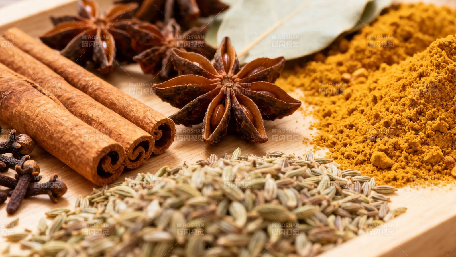 香料盛宴 八角桂皮茴香等图片