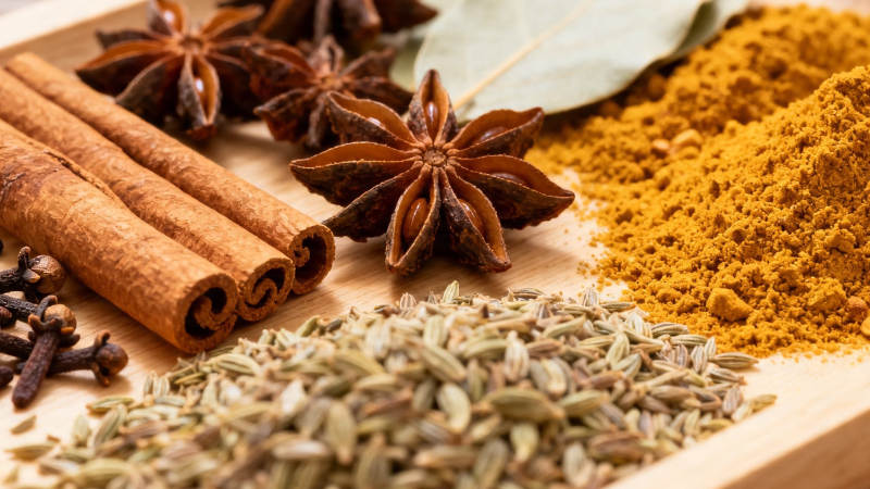 香料盛宴 八角桂皮茴香等图片