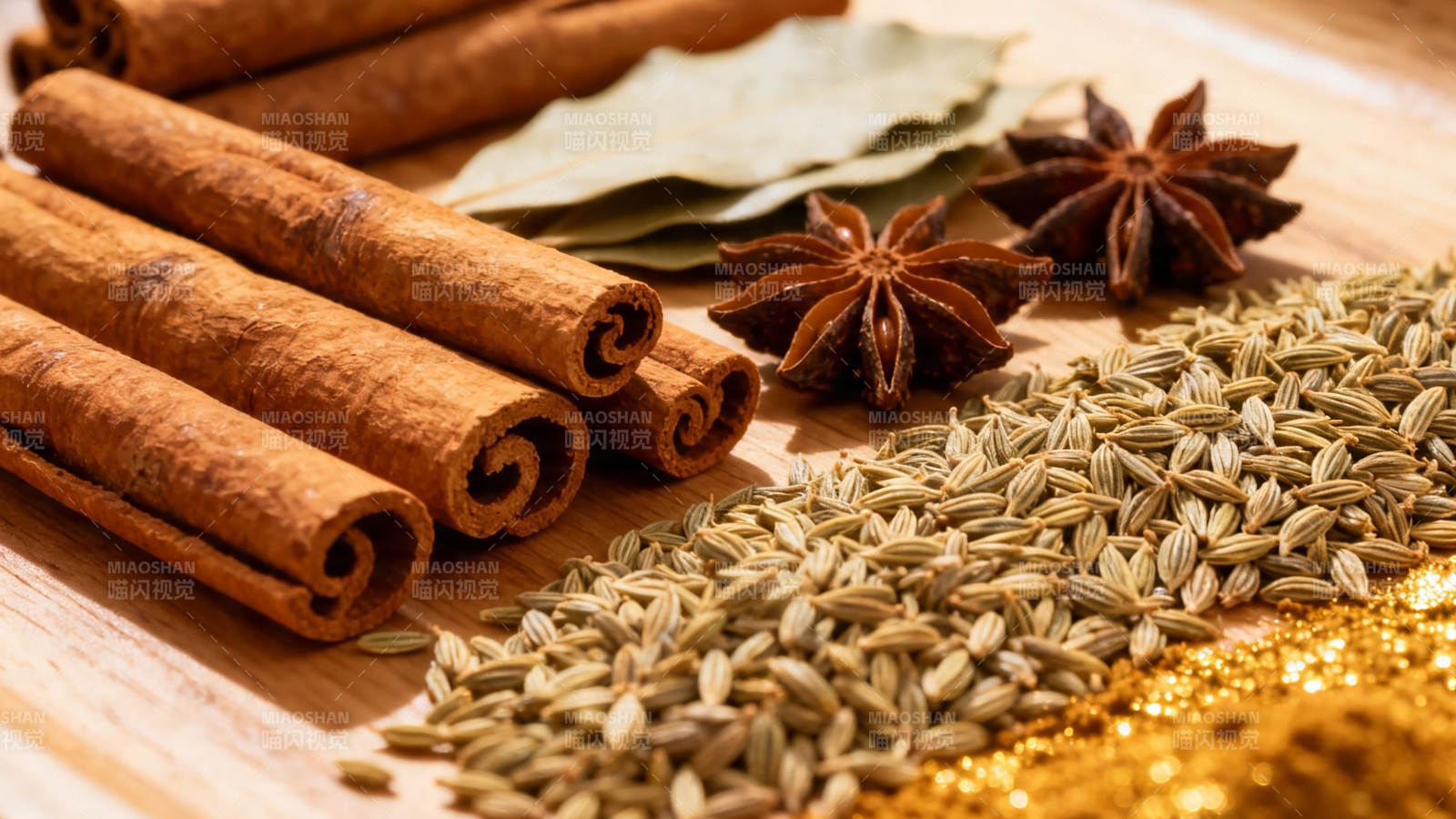 香料荟萃 桂皮八角茴香图片