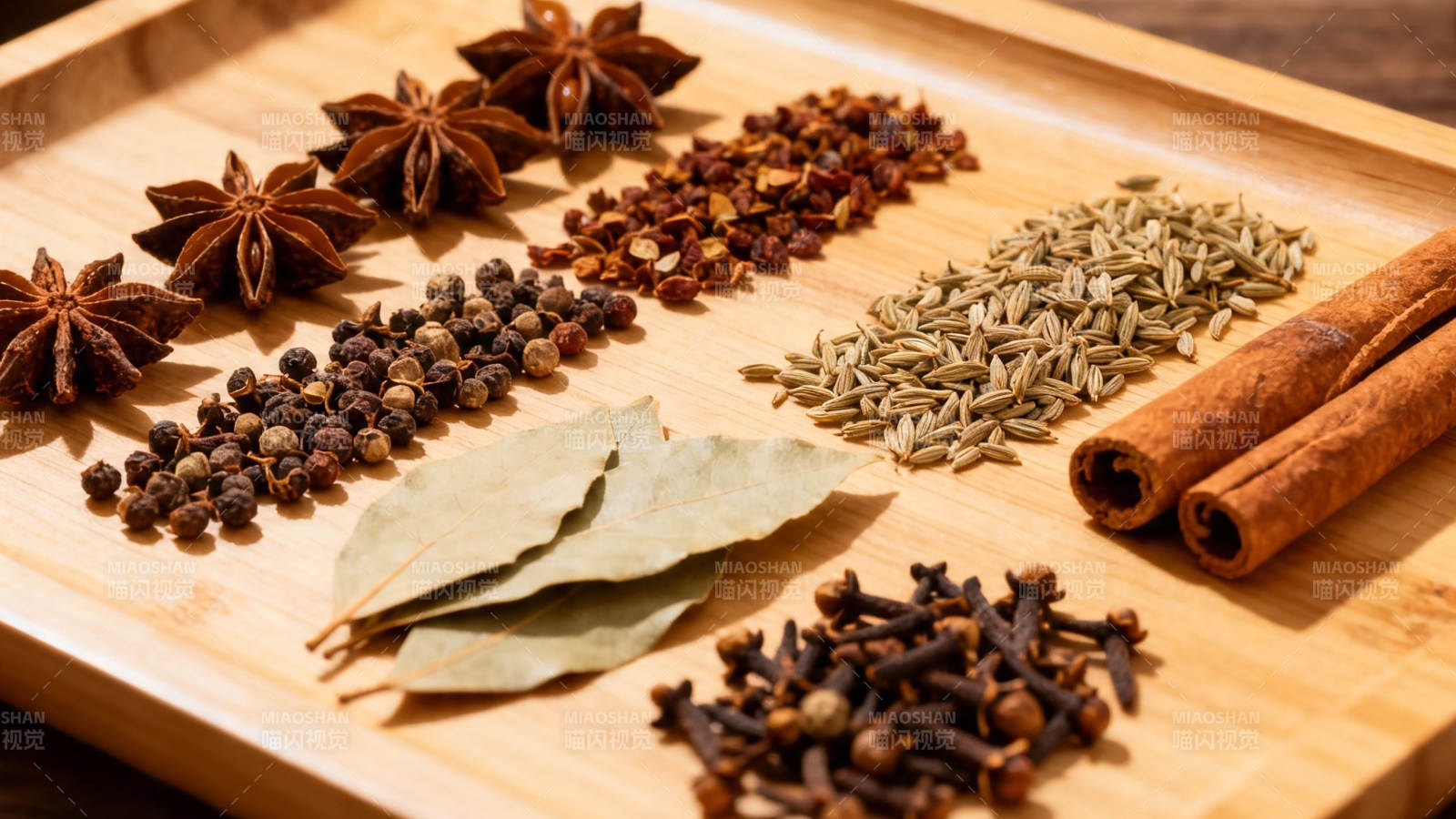 香料合集 八角桂皮丁香等图片