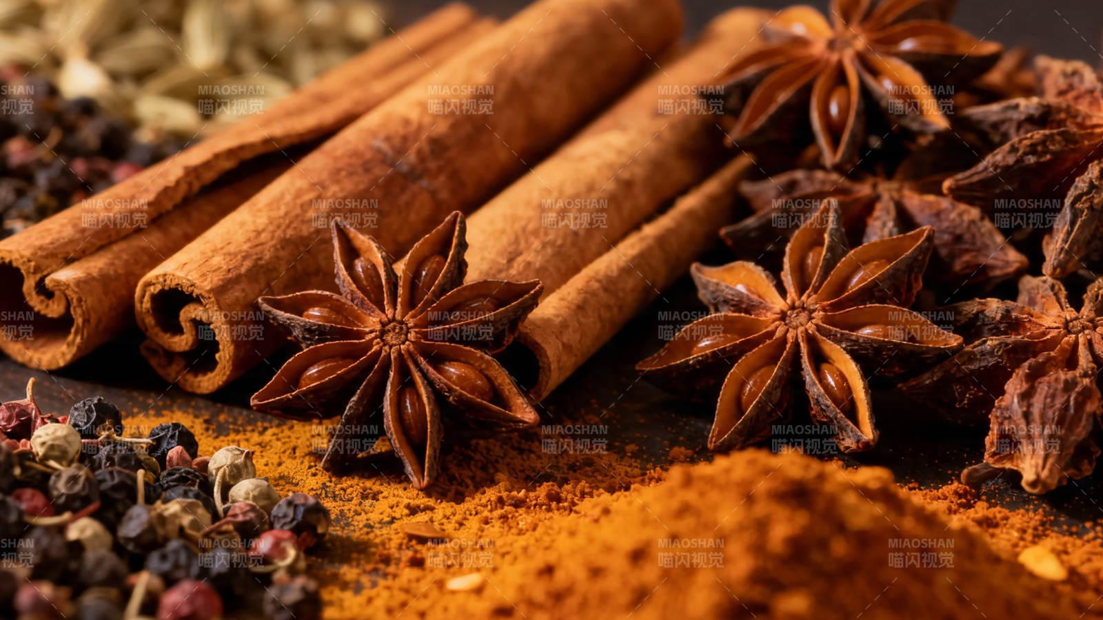 香料荟萃 肉桂八角胡椒粉图片