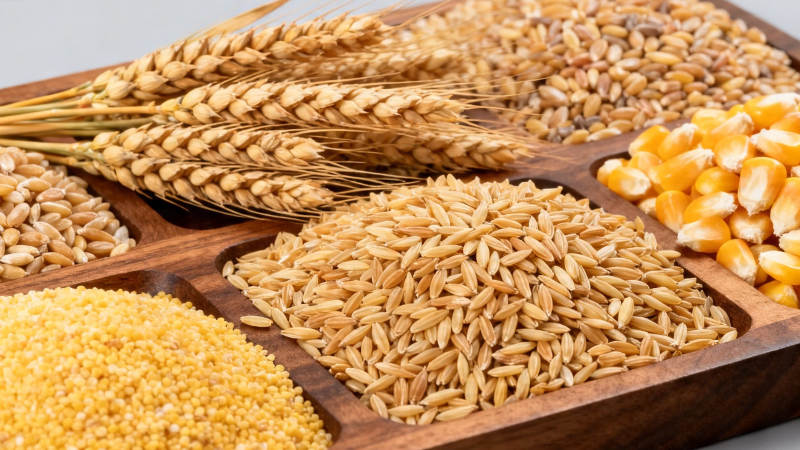 五谷丰登 粮仓满溢图片