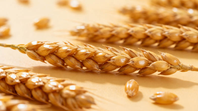 金黄麦穗 丰收在望图片